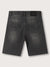 Blue Giraffe Boys Grey Solid Regular Fit Shorts