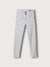 Blue Giraffe Boys White Solid Slim Fit Jeans