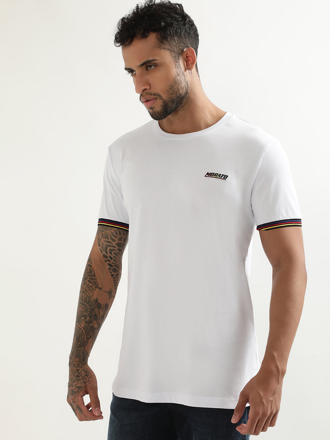 Antony Morato White Slim Fit T-Shirt