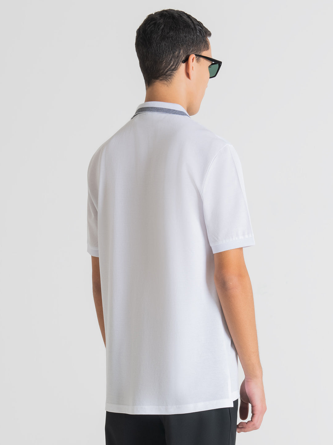 Antony Morato White Regular Fit Polo T-Shirt