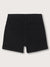 Blue Giraffe Girls Black Solid Regular Fit Shorts