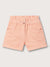 Elle Kids Girls Pastel Orange Solid Regular Fit Shorts