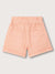 Elle Kids Girls Pastel Orange Solid Regular Fit Shorts