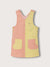 Elle Kids Girls Orange Solid V Neck Dress