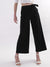 Centre Stage Women Black Fit and Flare Trouser