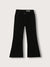 Blue Giraffe Girls Black Solid Boot Cut Jeans