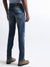 Iconic Men Mid Blue Solid Slim Fit Jeans