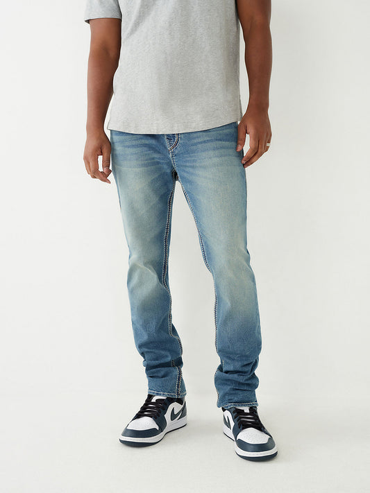 True Religion Men Solid Skinny Fit Jeans