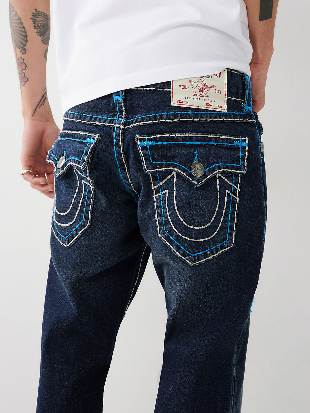 Denim True Religion Mens Billy Flap Super T Jeans - Get The Label