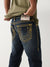 True Religion Men Faded Skinny Fit Jeans