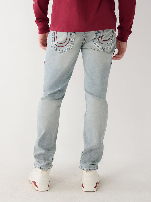 True Religion Men Faded Skinny Fit Jeans