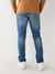 True Religion Men Faded Straight Fit Jeans