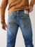 True Religion Men Faded Straight Fit Jeans