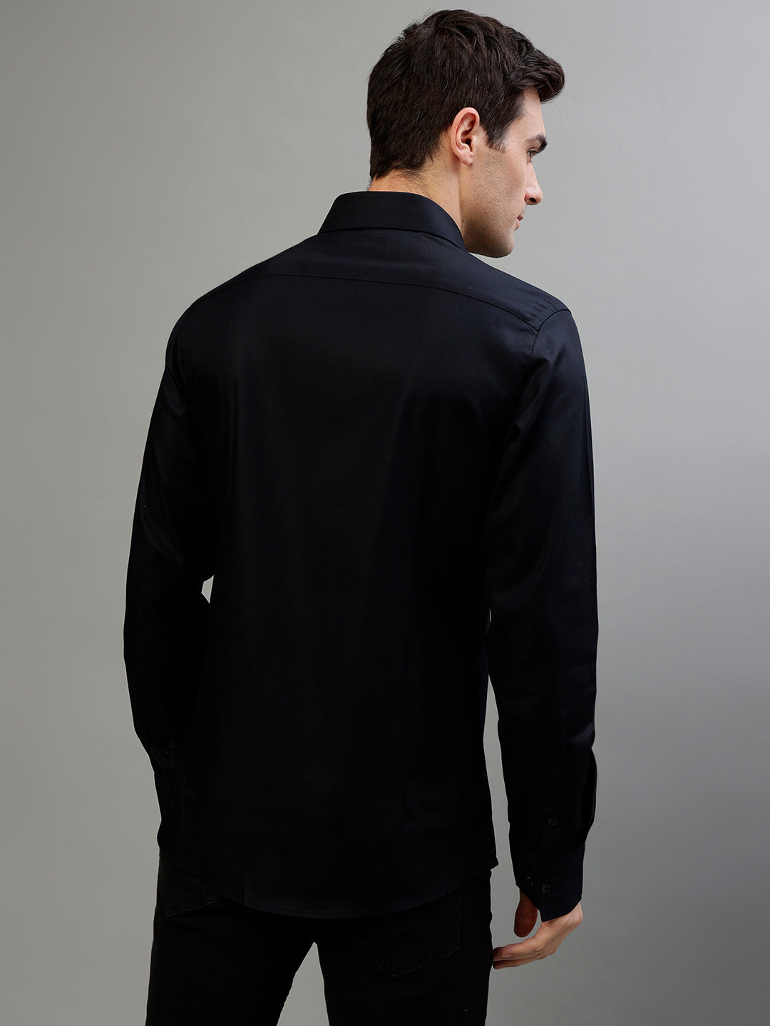 Bruun & Stengade Black Fashion Slim Fit Shirt