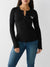 True Religion Black Fashion Logo Regular Fit Top