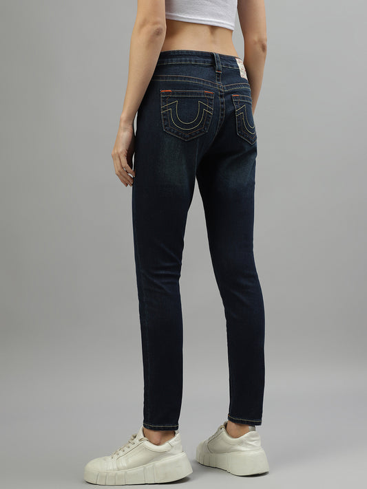 True Religion Women Solid Super Skinny Fit Jeans