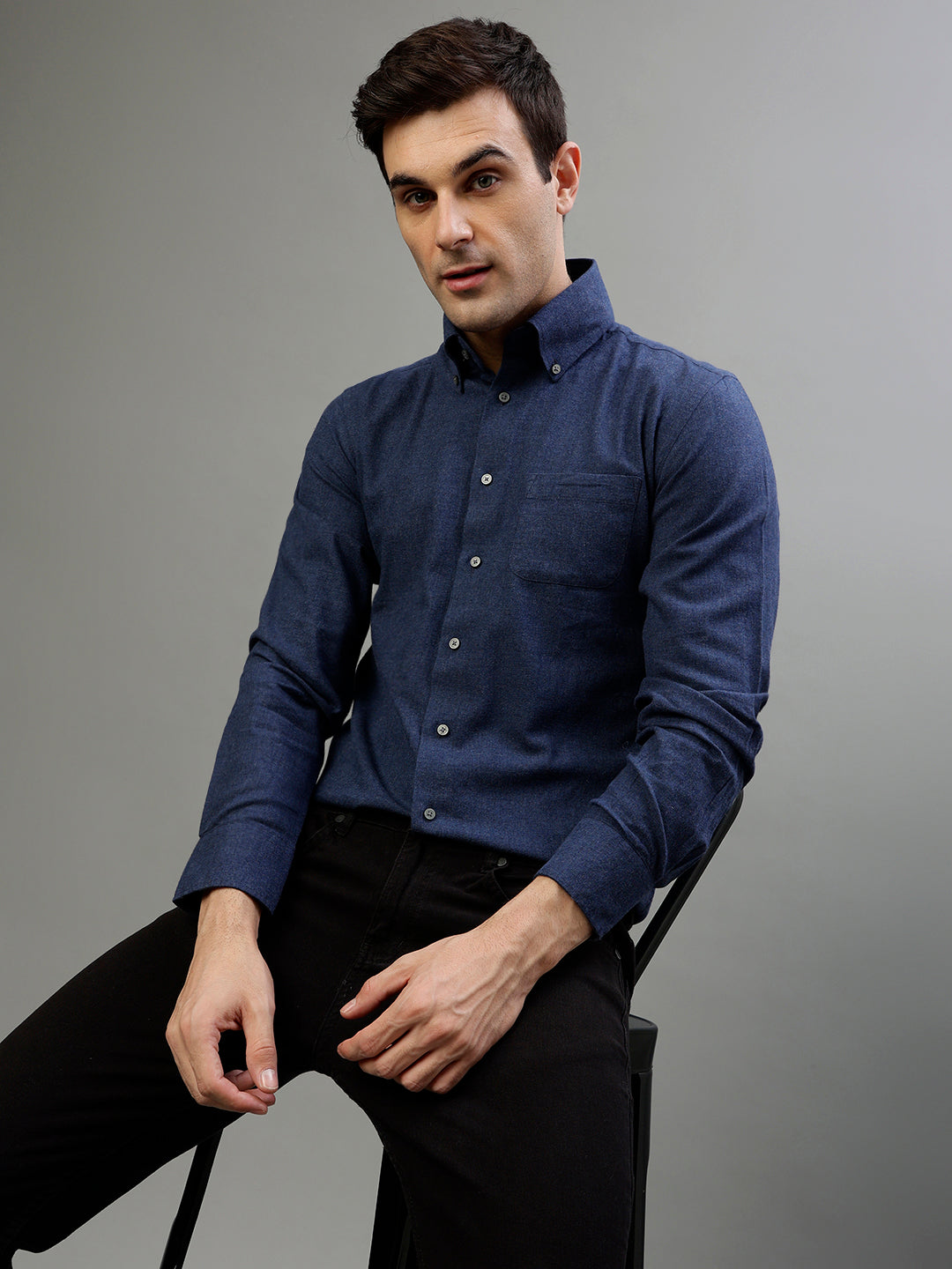 Bruun & Stengade Blue Fashion Slim Fit Shirt