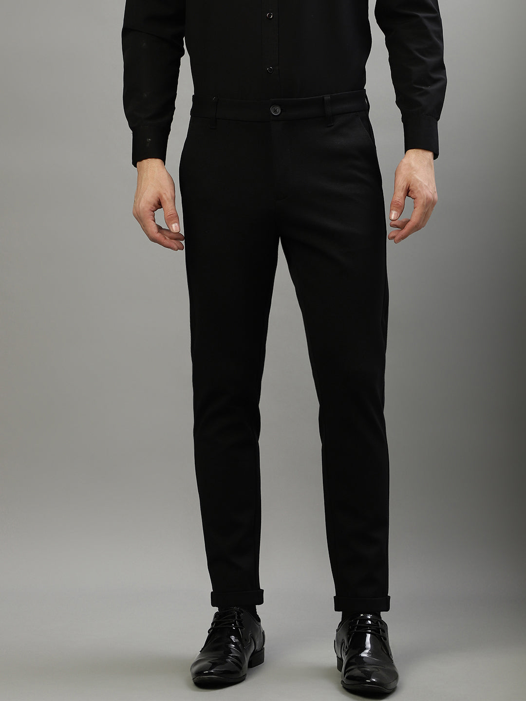 Lindbergh Men Slim Fit, Cropped Length Trouser