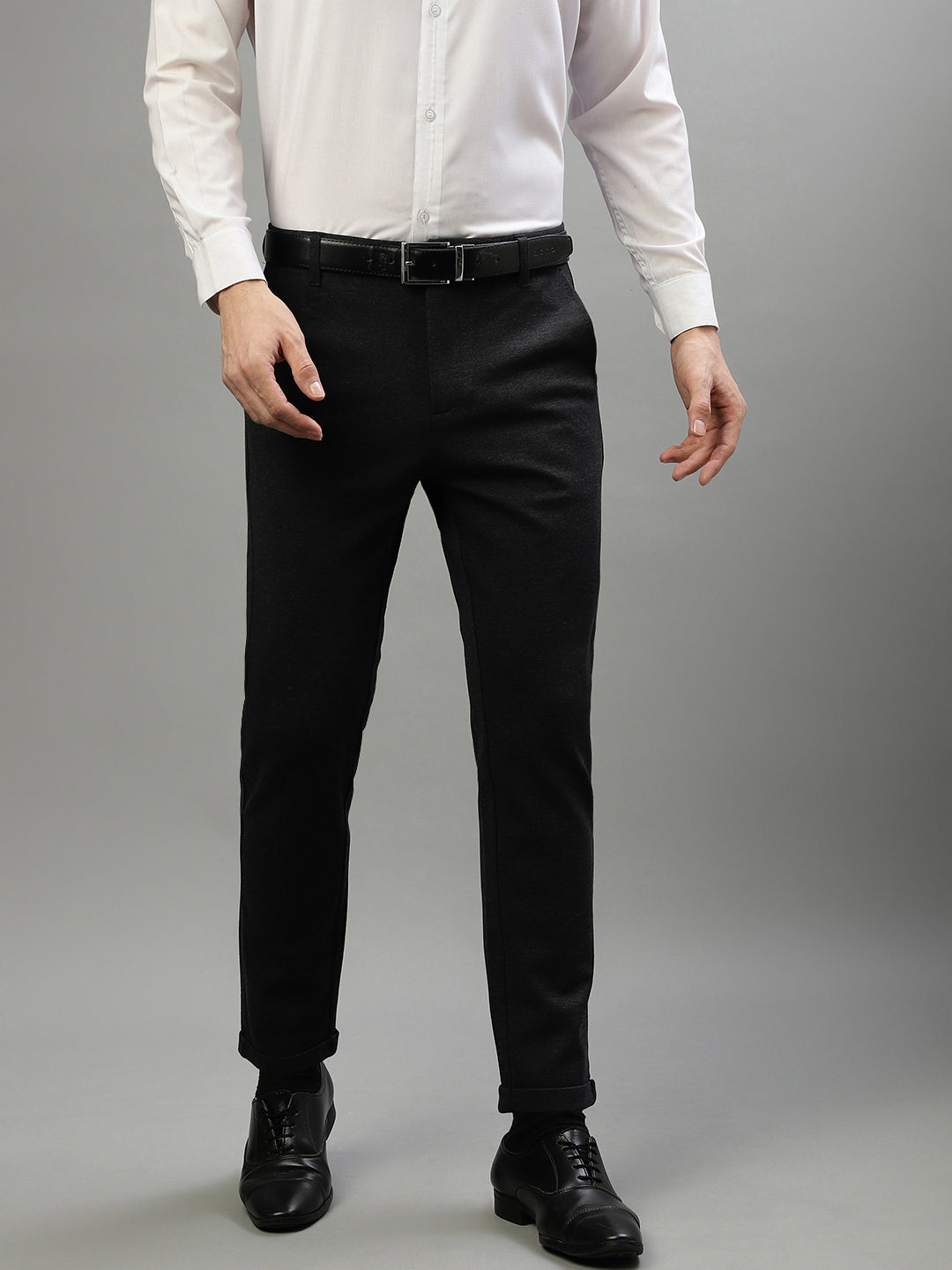 Lindbergh Men Slim Fit, Cropped Length Trouser