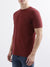 Lindbergh Burgundy Fashion Relaxed Fit T-Shirt