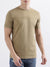 Lindbergh Khaki Fashion Relaxed Fit T-Shirt