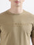 Lindbergh Khaki Fashion Relaxed Fit T-Shirt