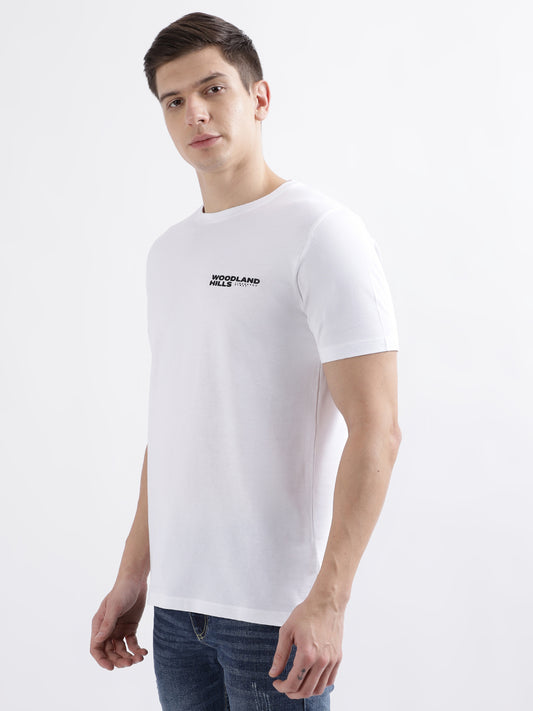 Lindbergh White Fashion Relaxed Fit T-Shirt