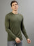 Lindbergh Men Solid Round Neck Full Sleeves Sweater