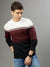 Lindbergh Men Colour blocked Round Neck Full Sleeves Sweater