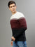 Lindbergh Men Colour blocked Round Neck Full Sleeves Sweater