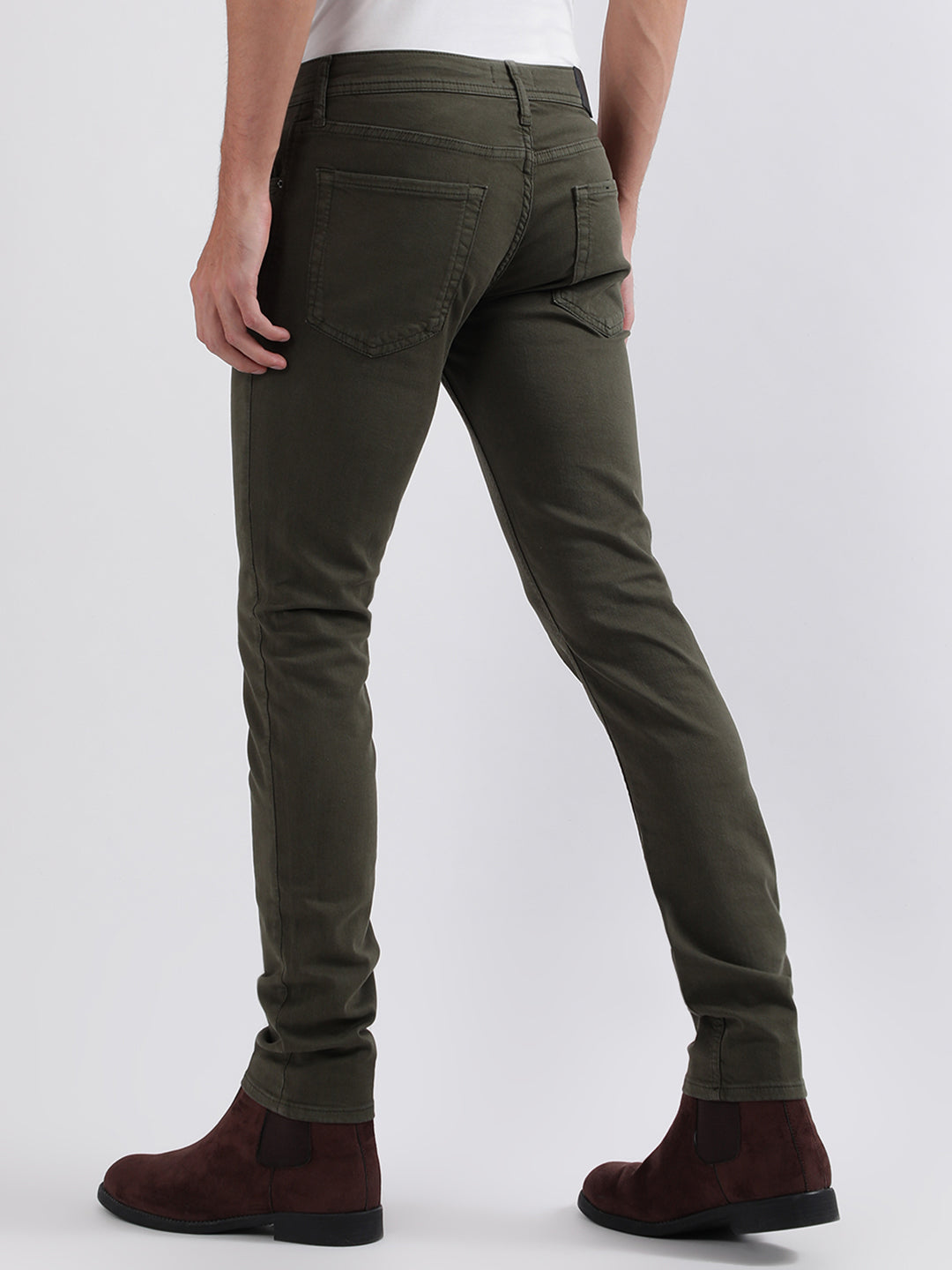 Antony Morato Men Solid Tapered Fit Jeans