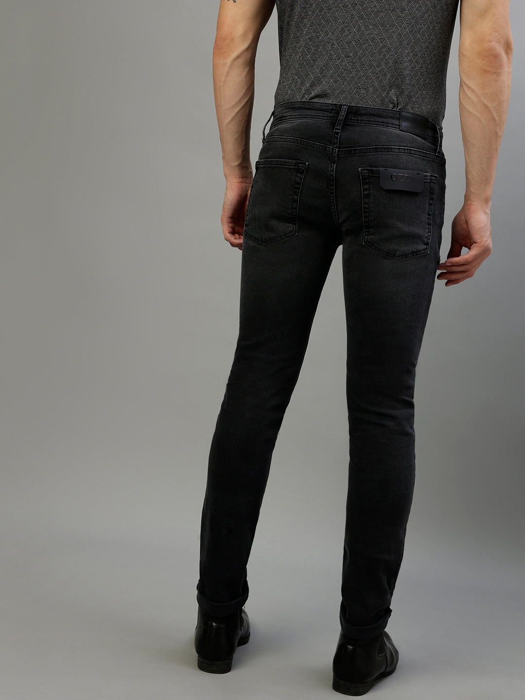 Antony Morato Men Solid Tapered Fit Jeans