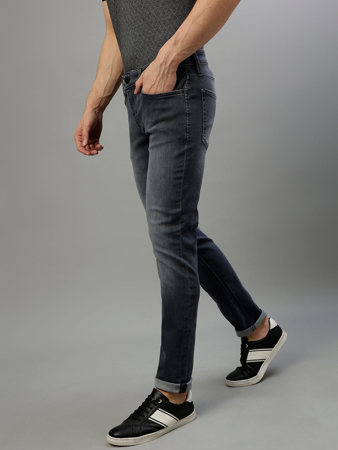 Antony Morato Men Solid Tapered Fit Jeans