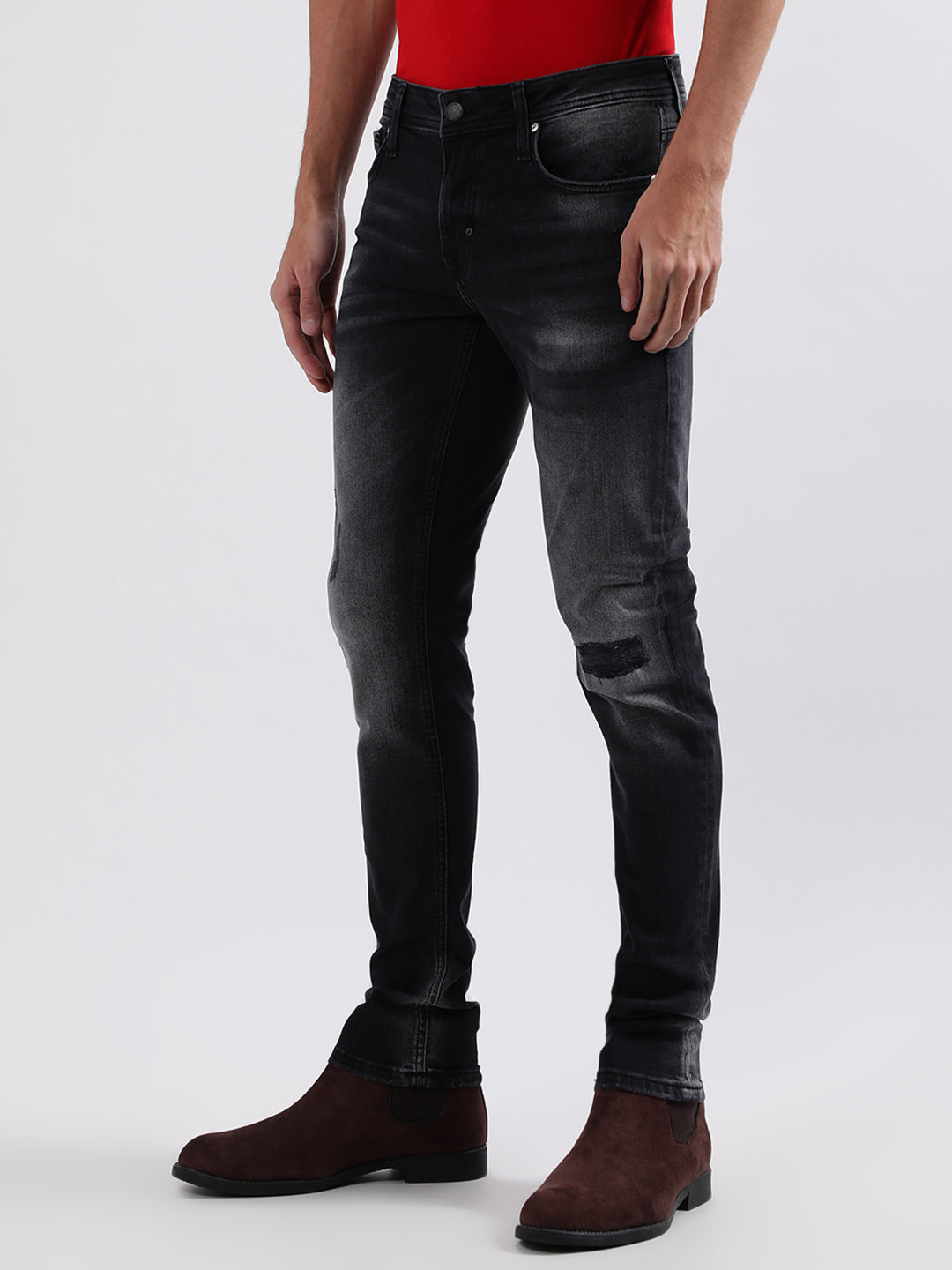 Antony Morato Men Solid Skinny Fit Jeans