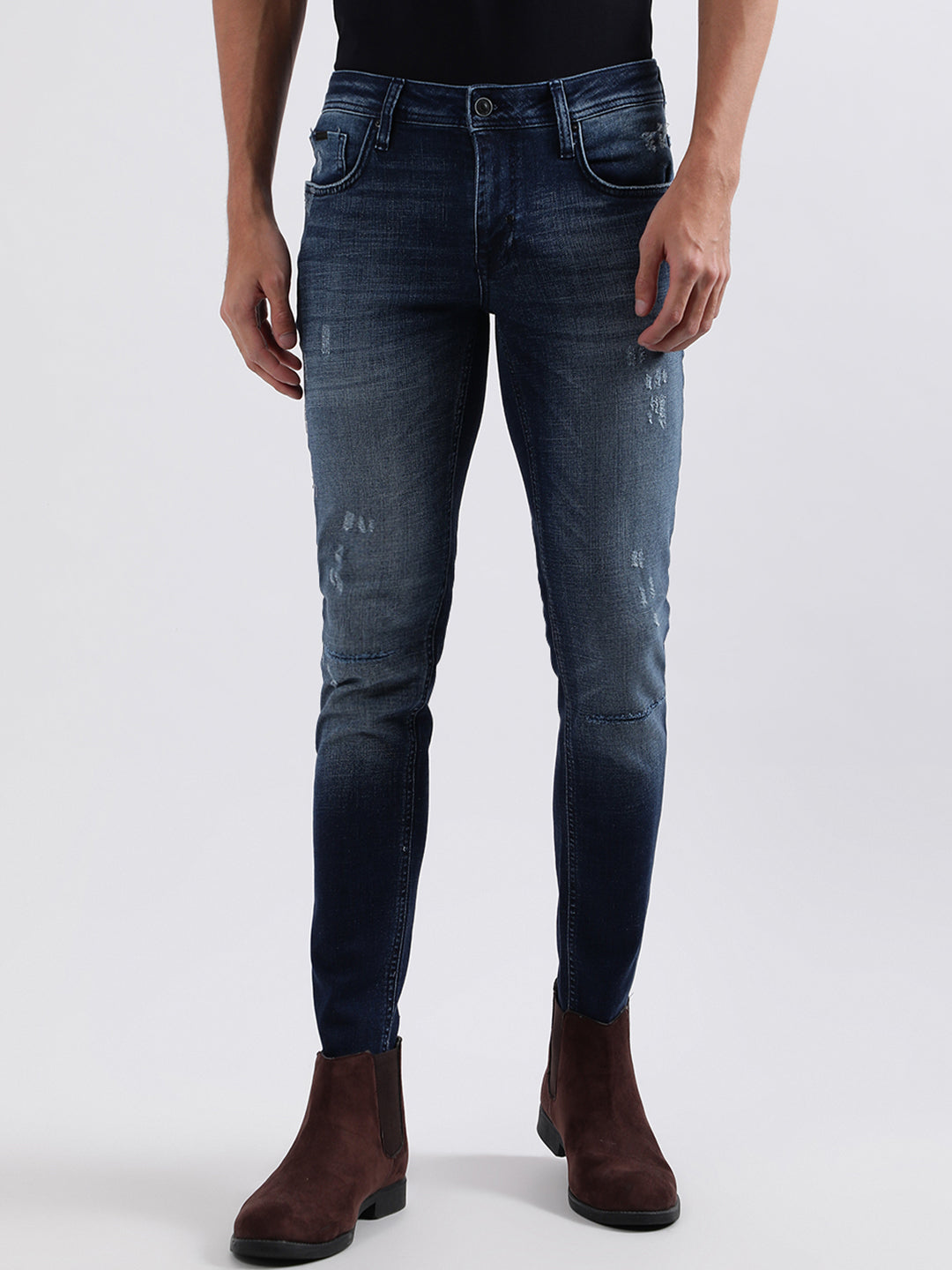 Antony Morato Men Solid Skinny Fit Jeans