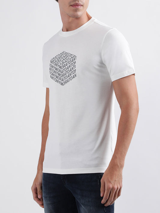 Antony Morato White Regular Fit T-Shirt