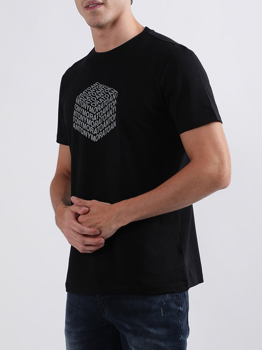 Antony Morato Black Regular Fit T-Shirt