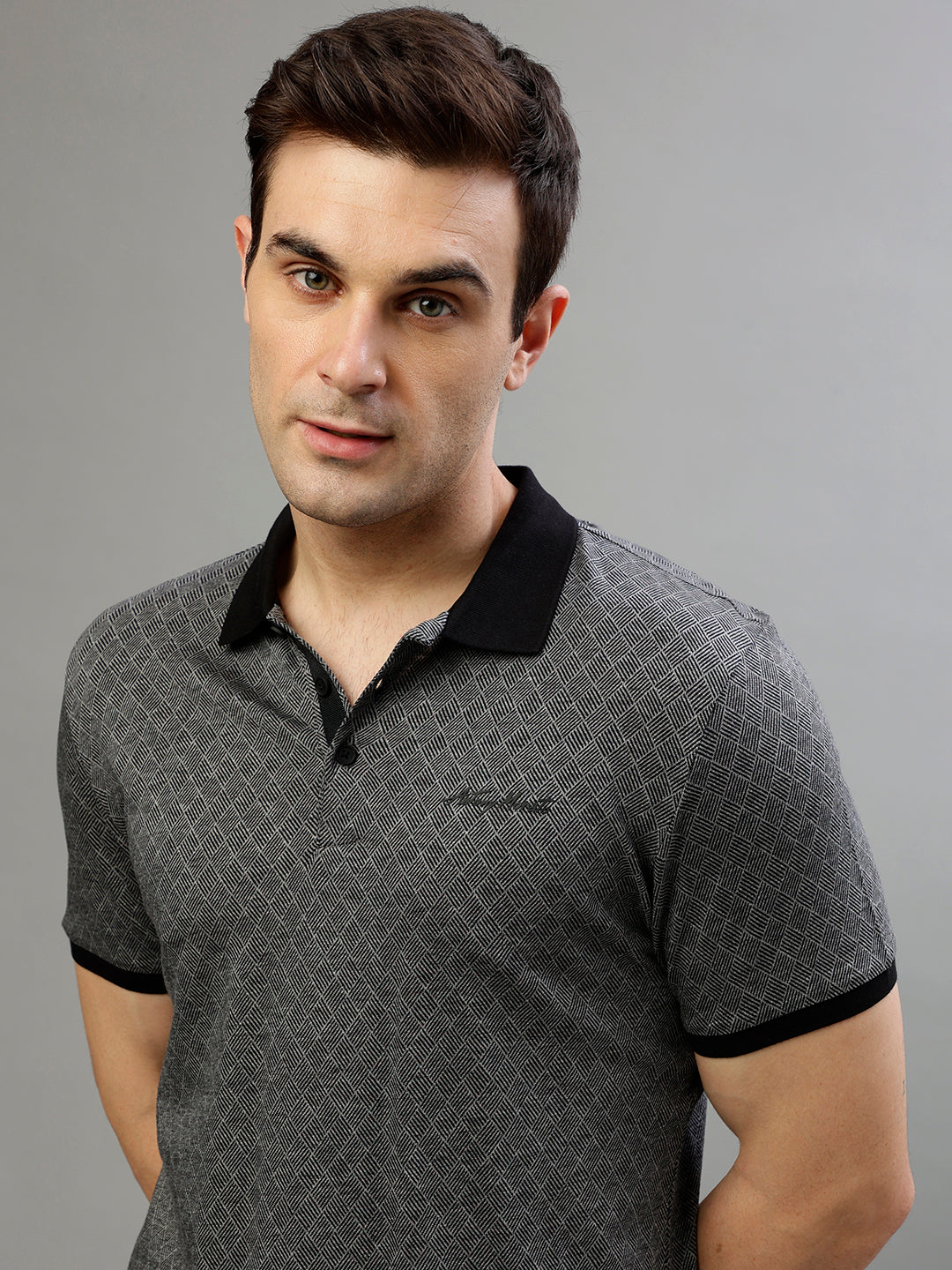 Antony Morato Black Fashion Regular Fit Polo T-Shirt