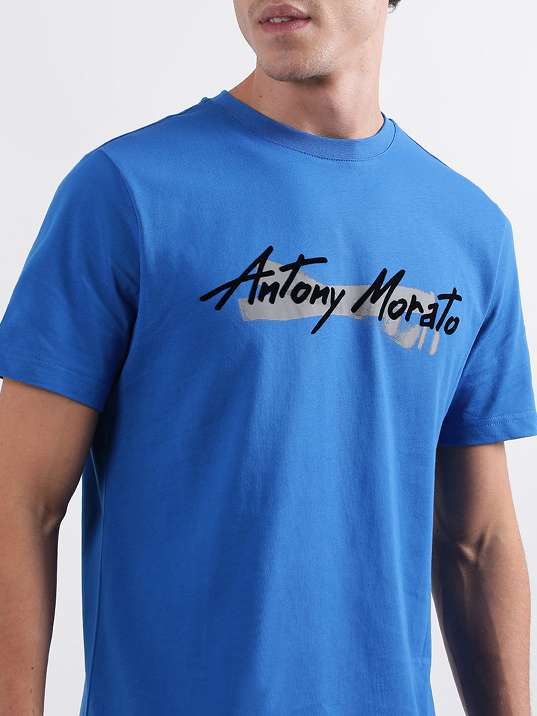 Antony Morato Blue Regular Fit T-Shirt