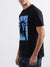 Antony Morato Black Printed Regular Fit T-Shirt