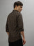 Antony Morato Brown Fashion Printed Slim Fit Shirt