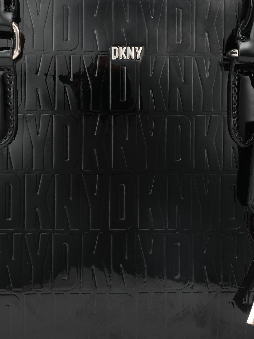 Dkny Women Black Textured Handheld Bag