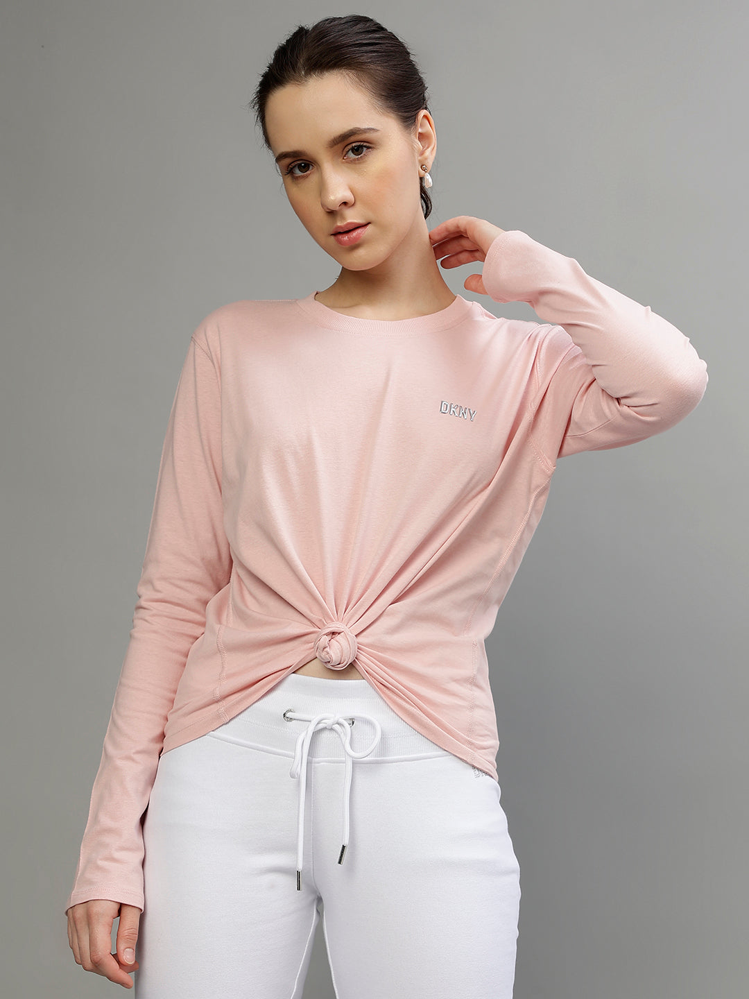 Dkny Pink Fashion Regular Fit T-Shirt