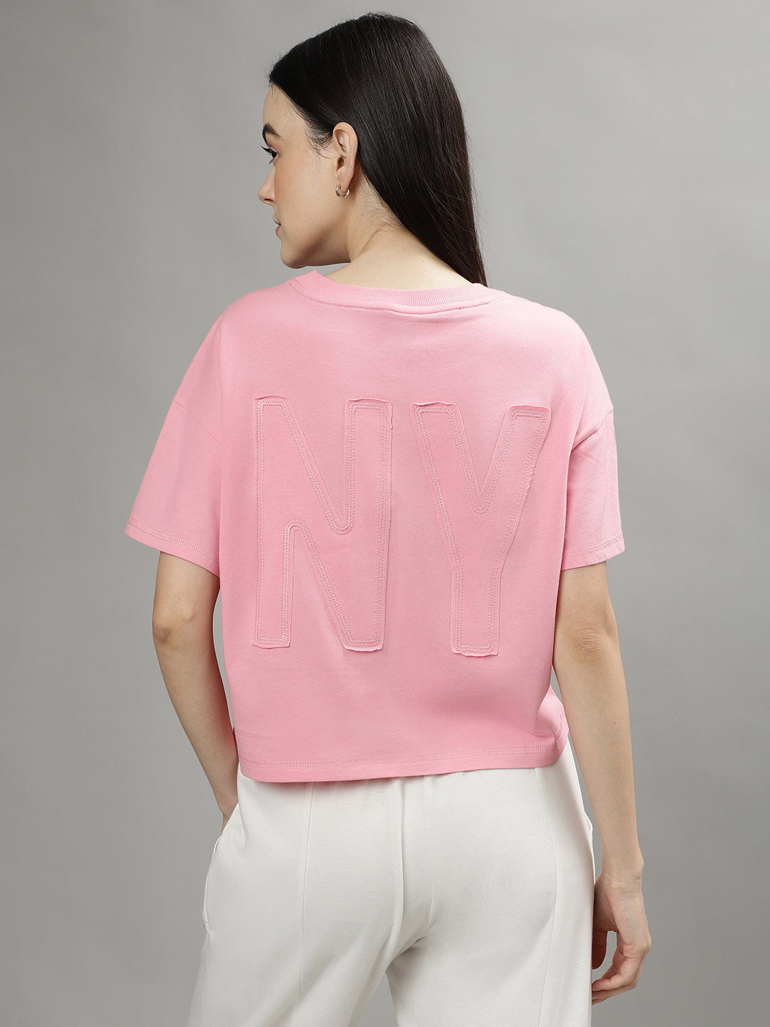 Dkny Pink Fashion Regular Fit Top