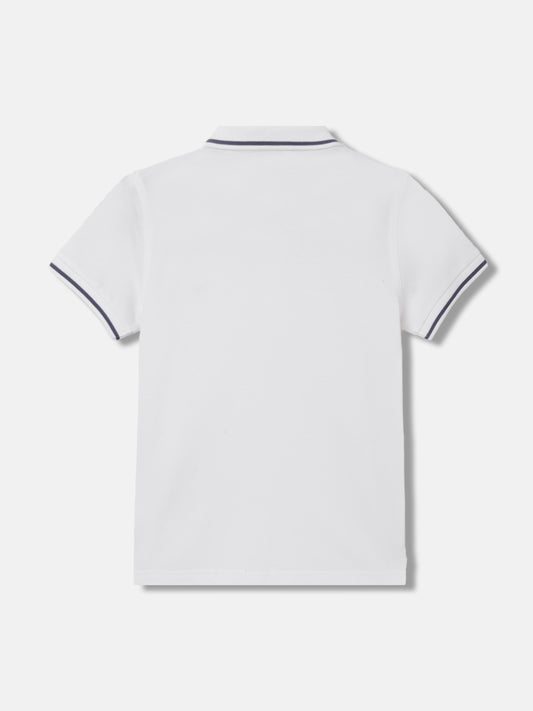 Gant Kids White Fashion Regular Fit Polo T-Shirt