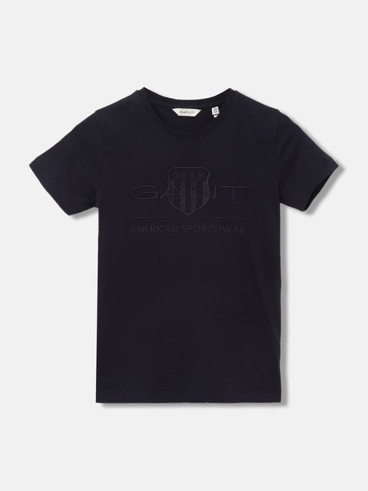 Gant Kids Navy Fashion Regular Fit T-Shirt