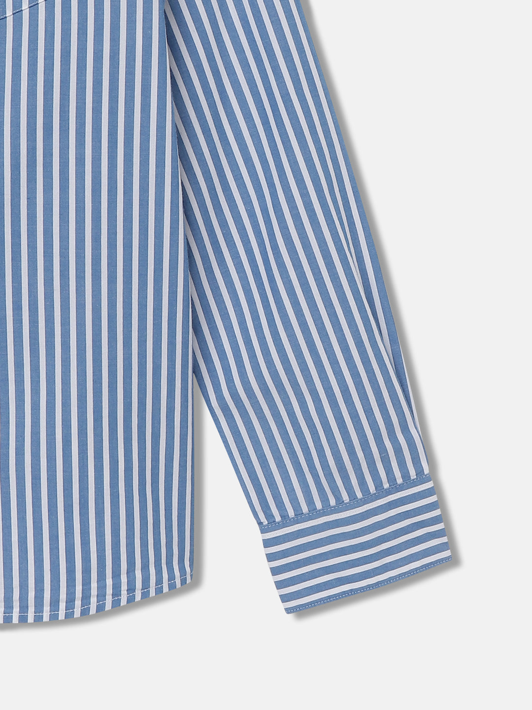 Gant Kids Blue Fashion Striped Regular Fit Shirt