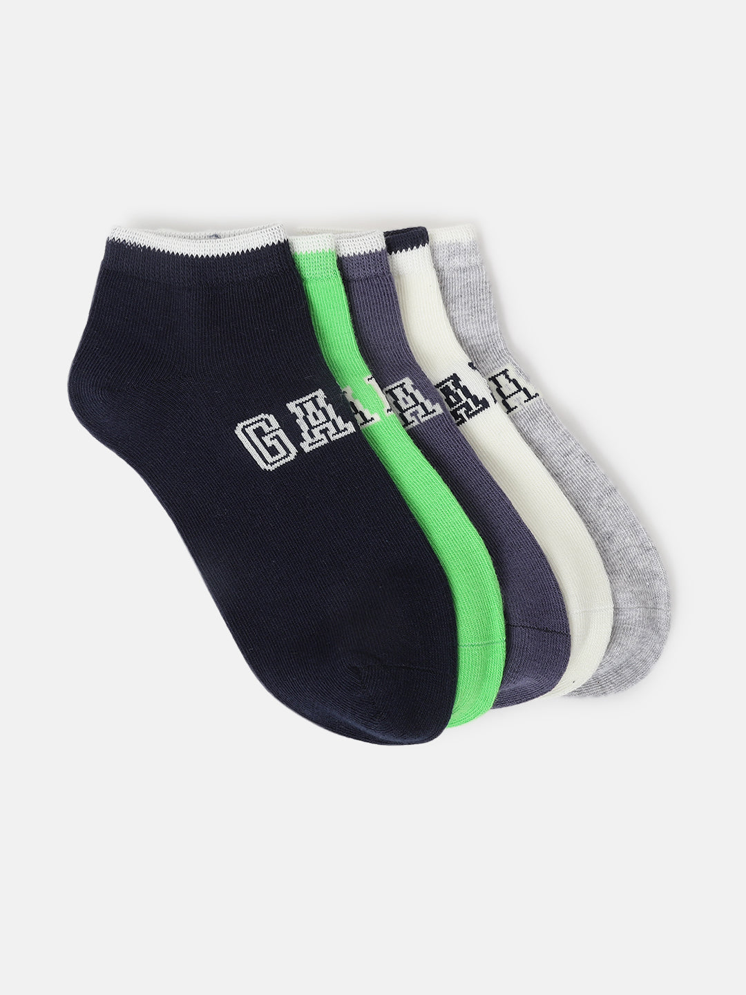 Gant Boys Solid Ankle Length Socks (5 Pair Of Socks)