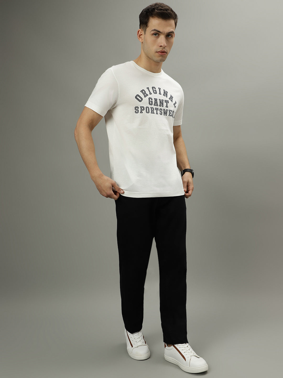 Gant Off White Fashion Printed Regular Fit T-Shirt