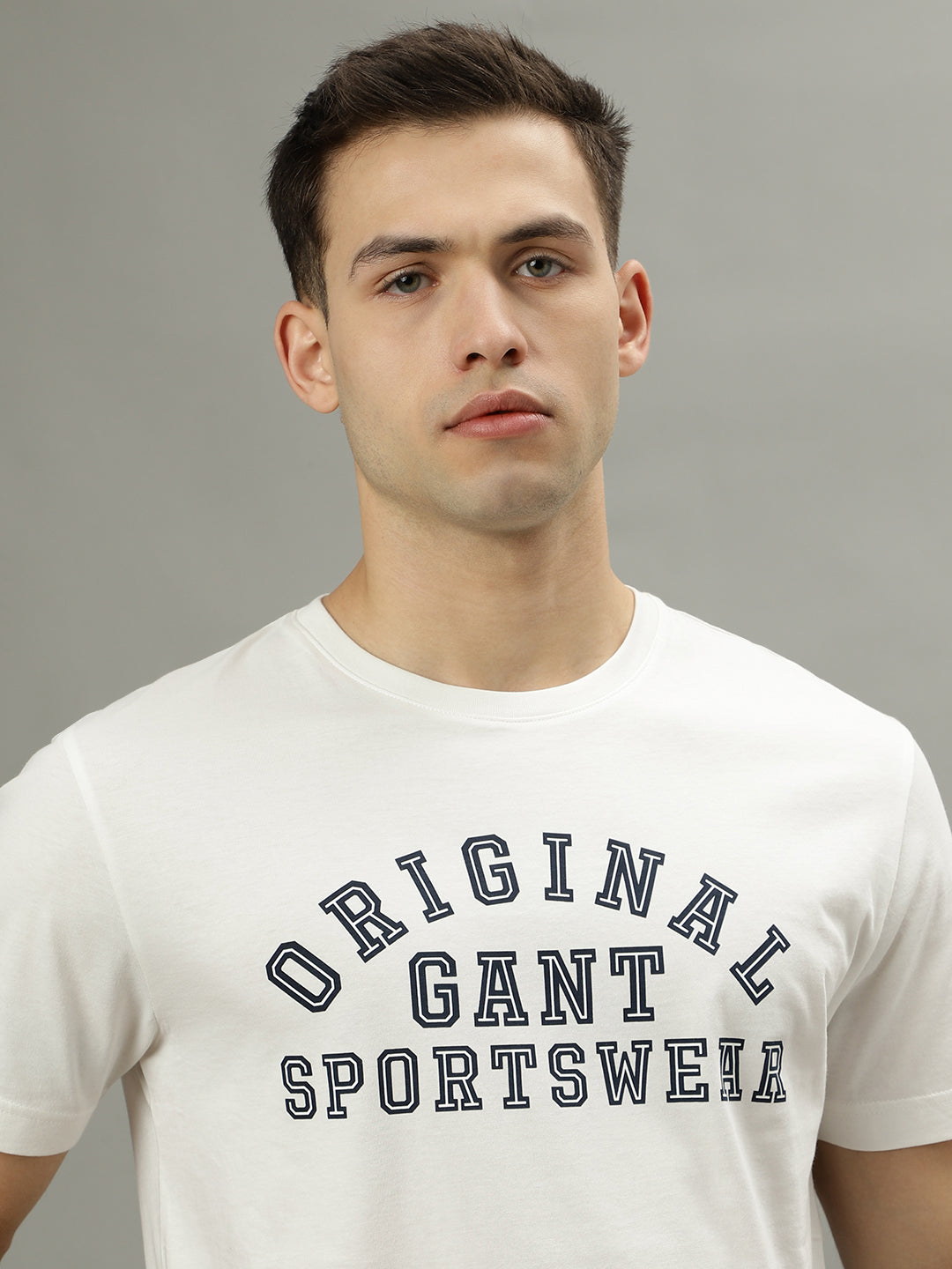 Gant Off White Fashion Printed Regular Fit T-Shirt